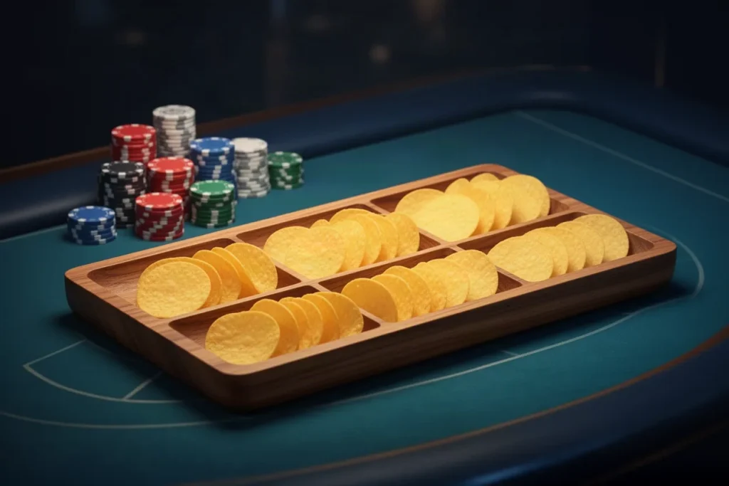 Ảnh minh hoạ khay chip cho mục kinh nghiệm casino 33WIN
