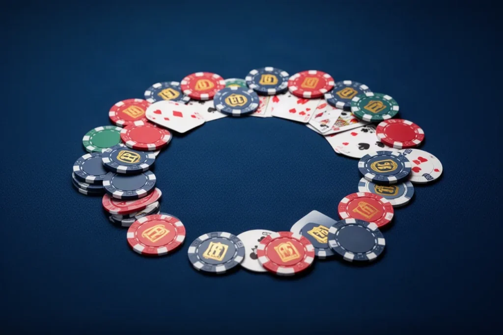 Ảnh minh hoạ vòng chip chia lượt cho mục luật chơi game bài 33WIN