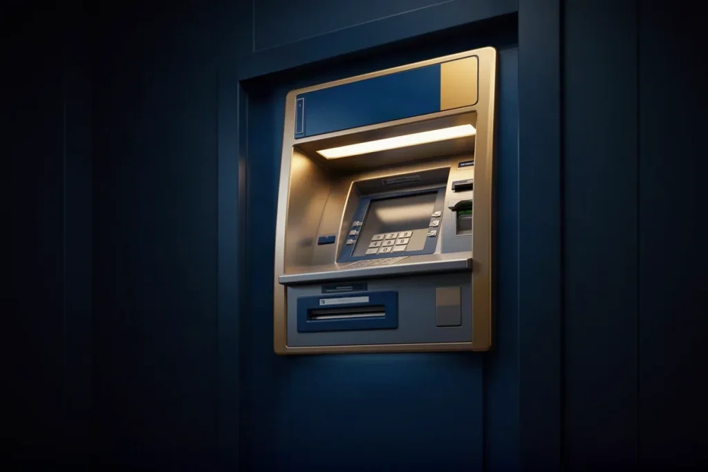Ảnh minh hoạ cây ATM cho mục rút tiền hướng dẫn 33WIN