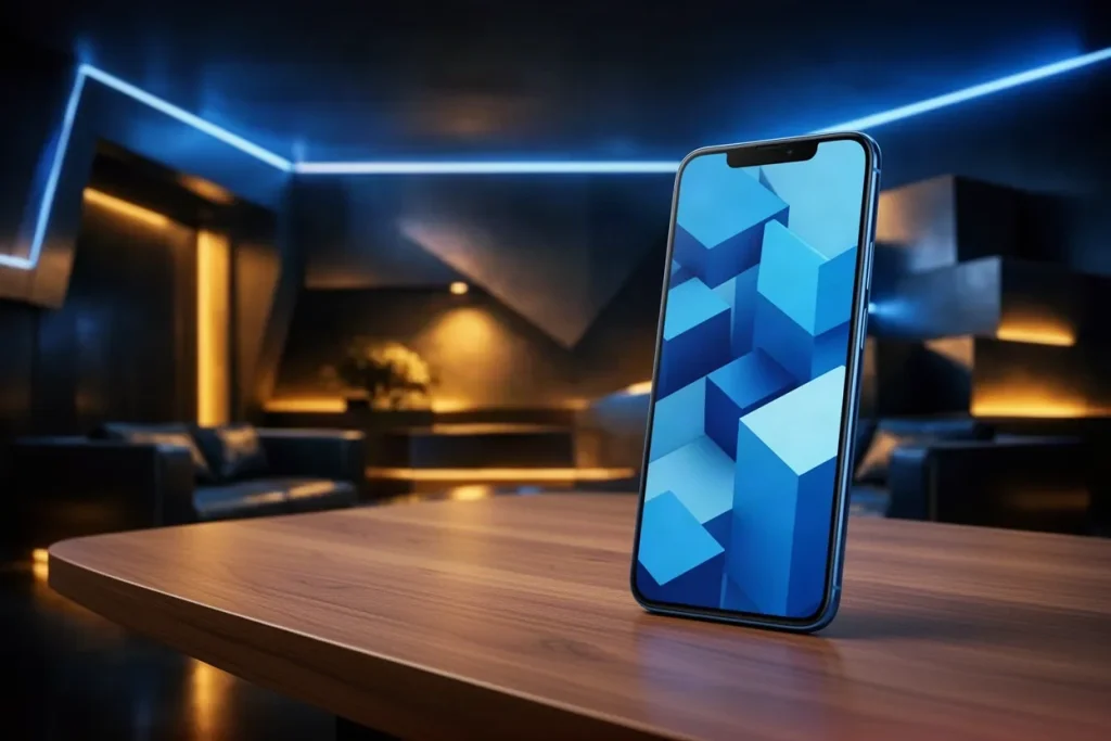 Ảnh minh hoạ điện thoại dựng đứng cho mục tải app hướng dẫn 33WIN